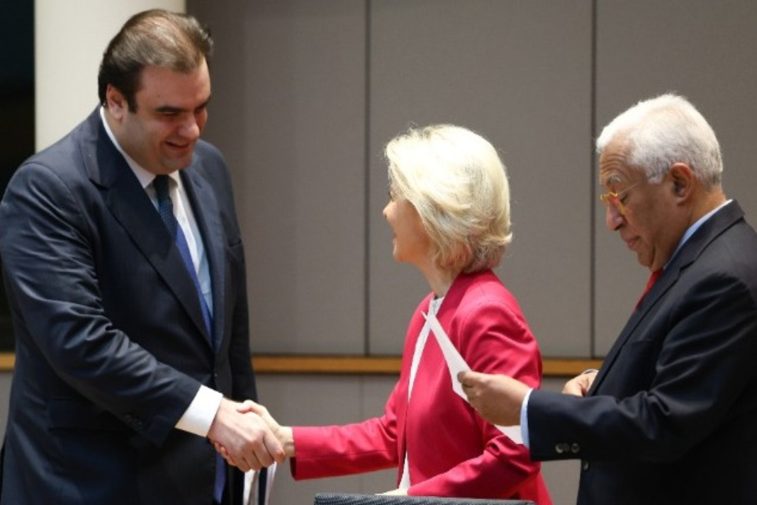 Συνάντηση Πιερρακάκη-Φον ντερ Λάιεν-Κόστα-Λαγκάρντ με επίκεντρο την οικονομική κατάσταση της Ευρωπαϊκής Ένωσης