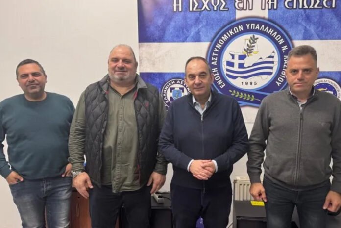 Γ. Πλακιωτάκης: «Στόχος είναι η ενίσχυση του προσωπικού της αστυνομίας στο Λασίθι»