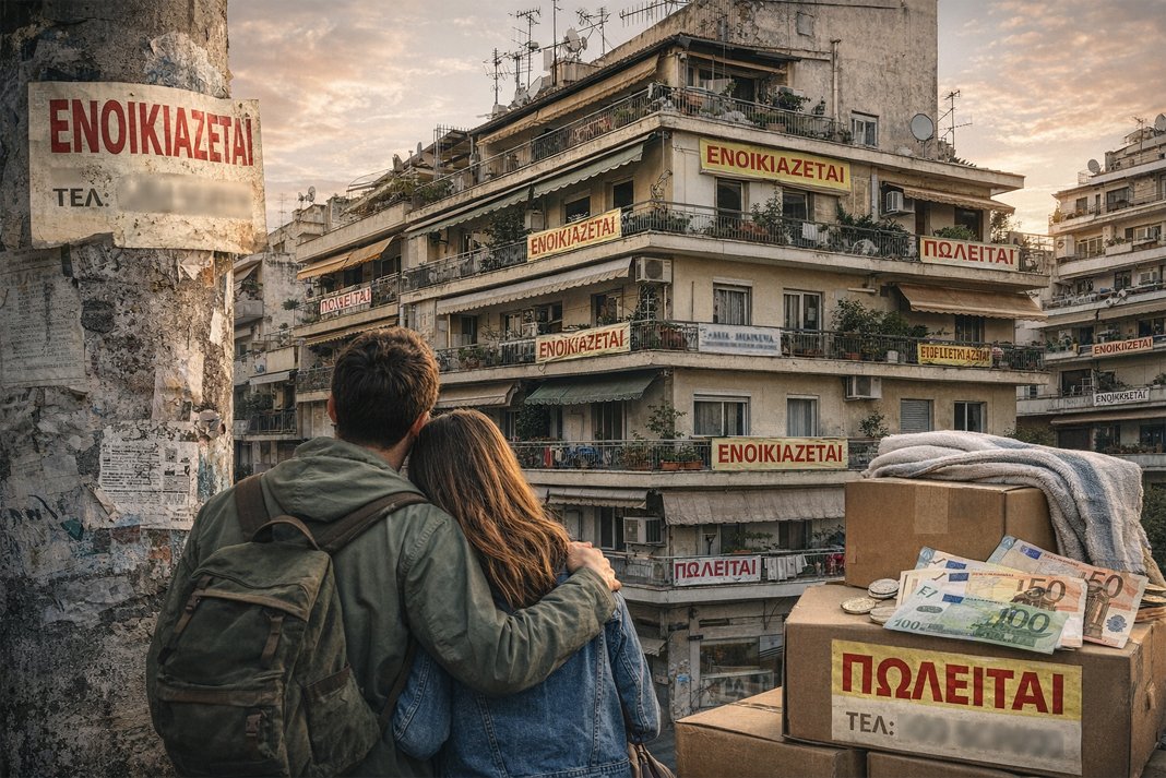 Εντείνεται η στεγαστική κρίση στην Ελλάδα