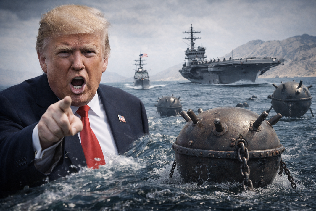 Απειλεί ξανά το Ιράν για τις νάρκες ο Τραμπ