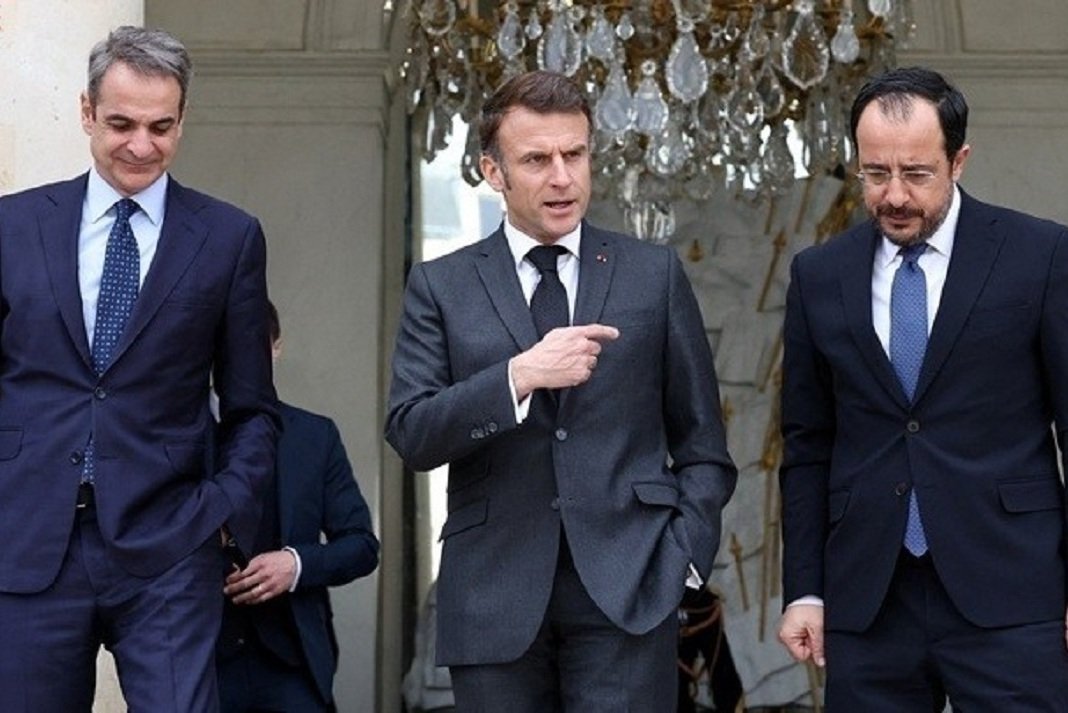 mitsotakis makron xristodoulidis