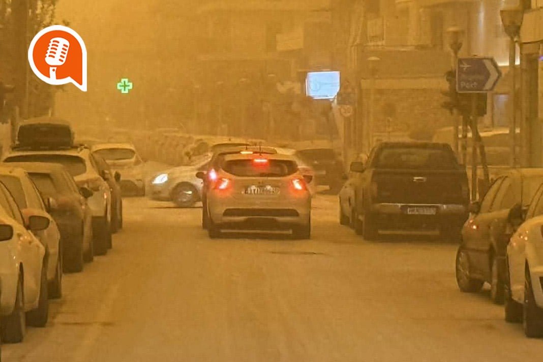 Μιχάλης Λαζαρίδης: «Οι συγκεντρώσεις σκόνης έφτασαν σε πολύ υψηλά επίπεδα. Τα πιο λεπτά σωματίδια είναι το πιο επικίνδυνα, ενώ σε τέτοιες υψηλές συγκεντρώσεις υπάρχουν κίνδυνοι για την ανθρώπινη υγεία»