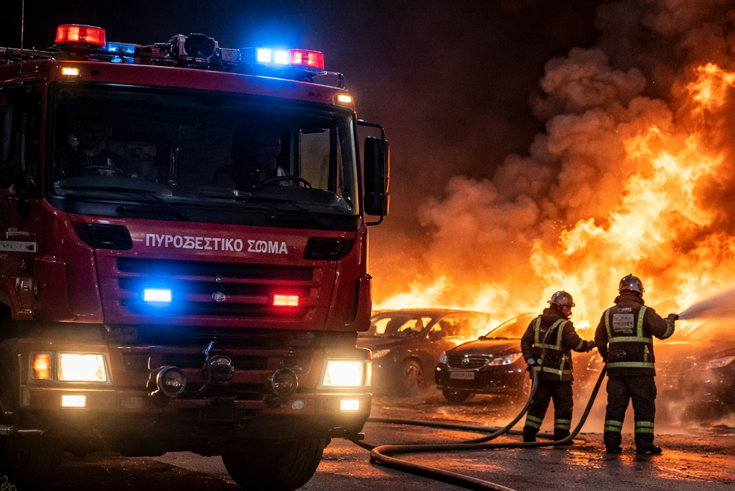 pyrosvestiko oxima fotia