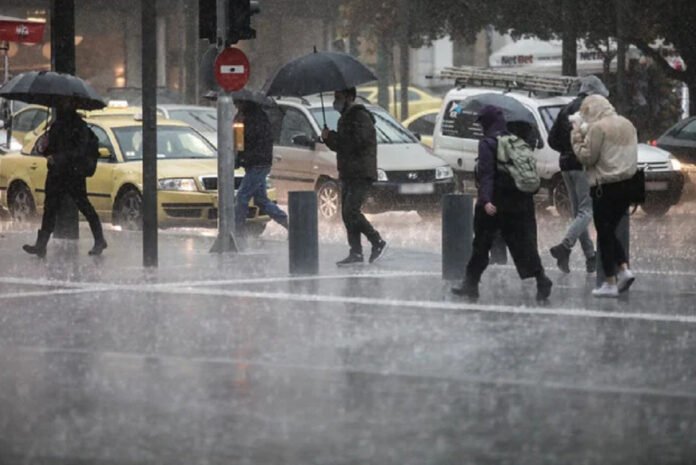 Βροχερή και σήμερα η μέρα στην Κρήτη.