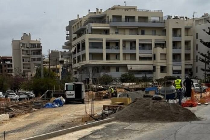 Νέος κοινόχρηστος χώρος πρασίνου διαμορφώνεται στη συμβολή Πινδάρου και Γεωργίου Γεωργιάδη