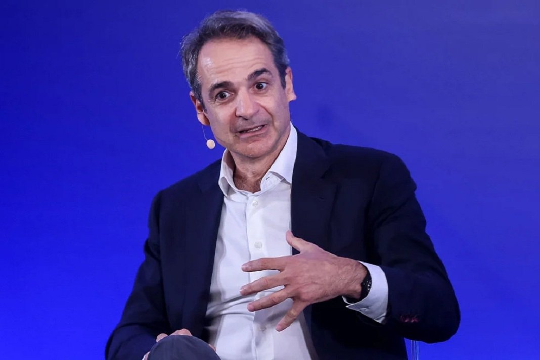 Ο Κυριάκος Μητσοτάκης στο προσυνέδριο