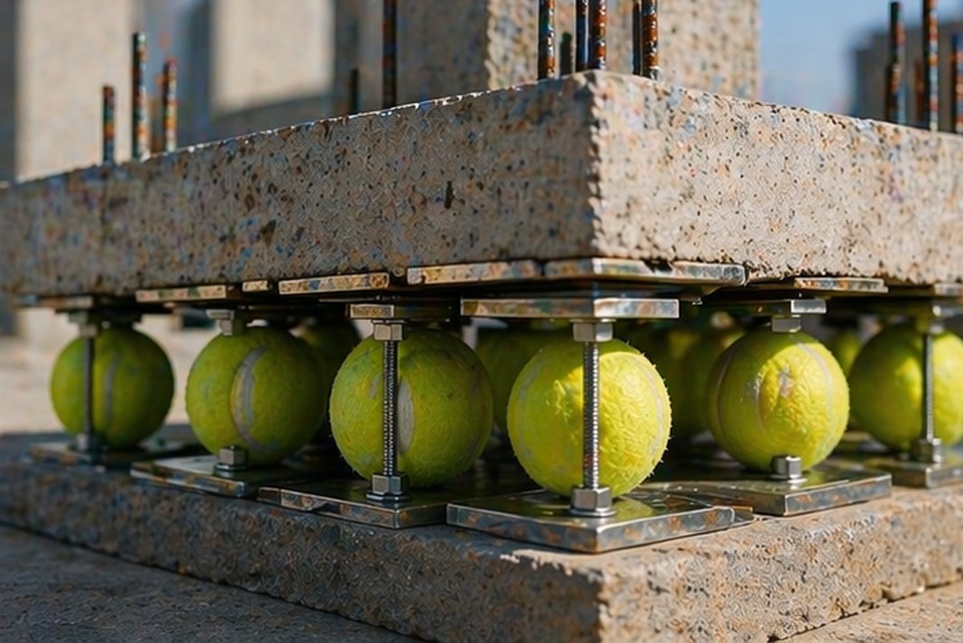 Αντισεισμική προστασία με… μπαλάκια τένις