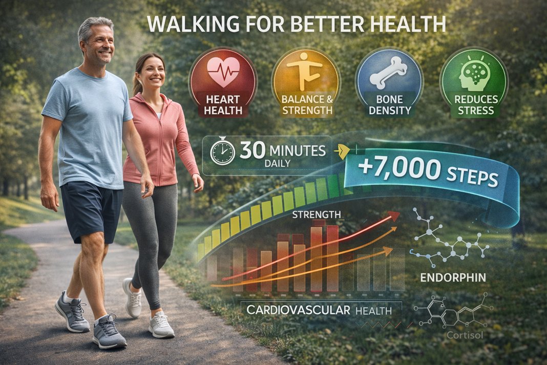 Περπάτημα για καλύτερη υγεία