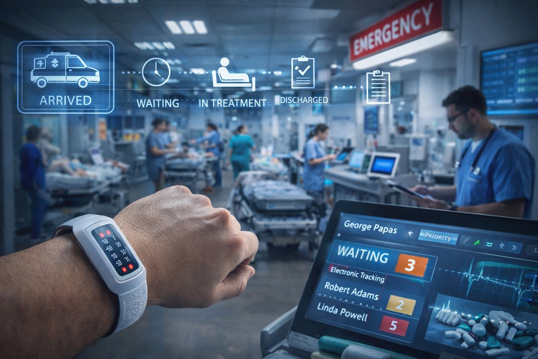 Ηλεκτρονικό «βραχιολάκι» στα νοσοκομεία