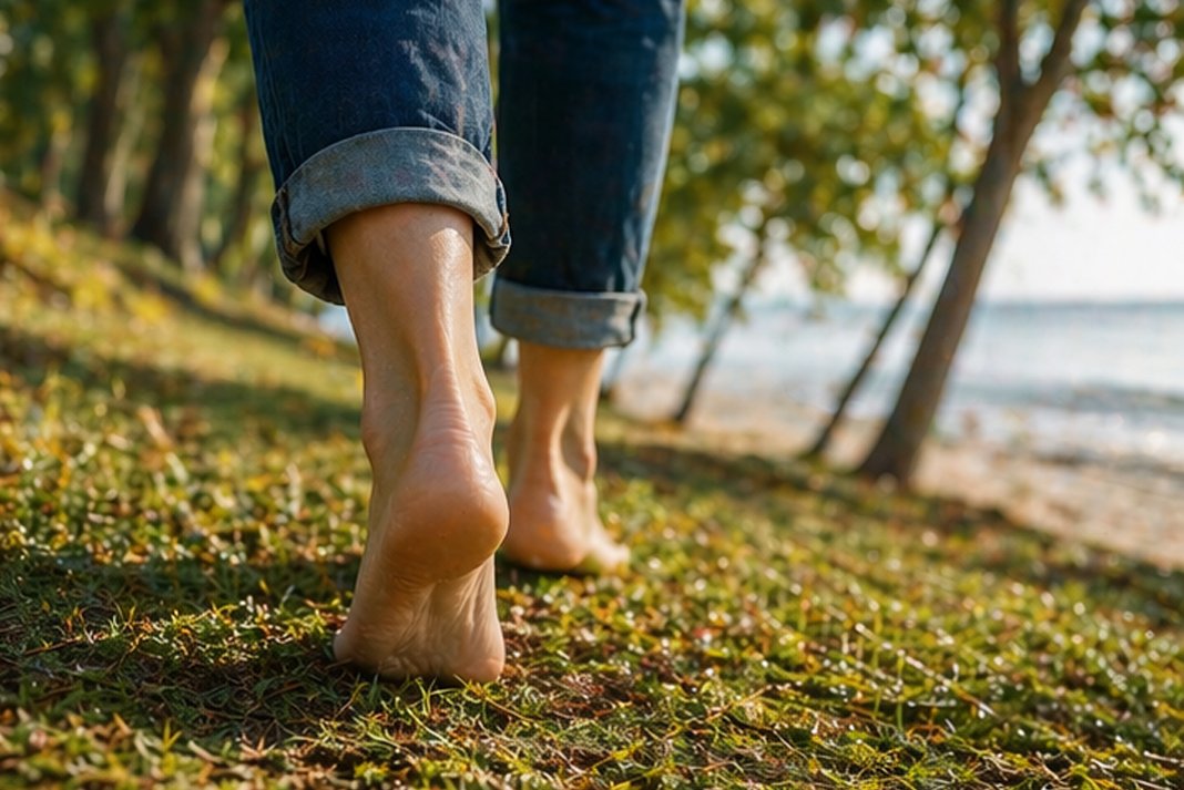 Άγχος και ξυπόλητο περπάτημα: μια απλή άσκηση αποφόρτισης