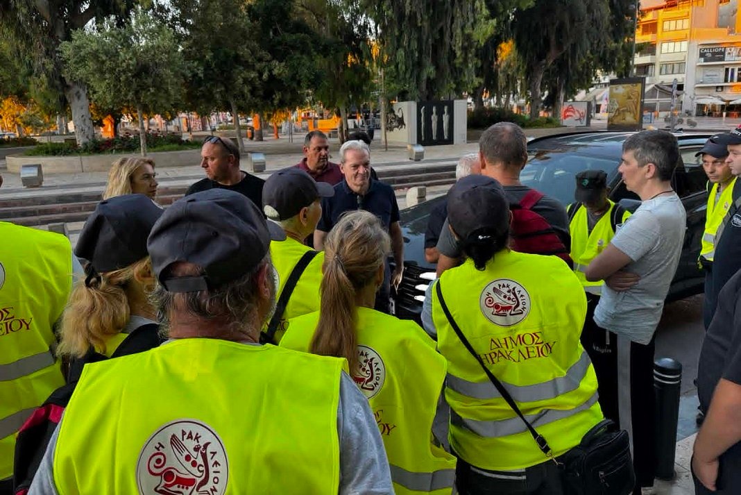 Ξεκίνησε η εφαρμογή του νέου μεικτού συστήματος καθαριότητας στον Δήμο Ηρακλείου