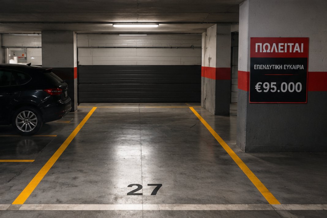Μια θέση πάρκινγκ όσο ένα σπίτι