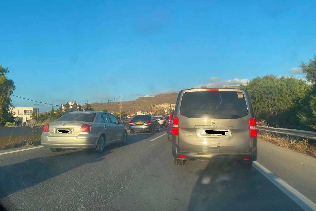 Το τροχαίο στο ΒΟΑΚ έφερε καθυστερήσεις...