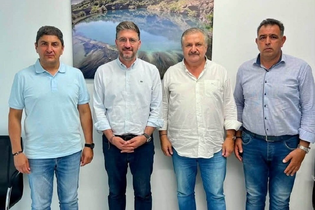 Στο επίκεντρο τα έργα ύδρευσης και η αξιοποίηση του Αλμυρού στη συνάντηση Μεν. Μποκέα – Λευτ. Αυγενάκη στη ΔΕΥΑ Μαλεβιζίου