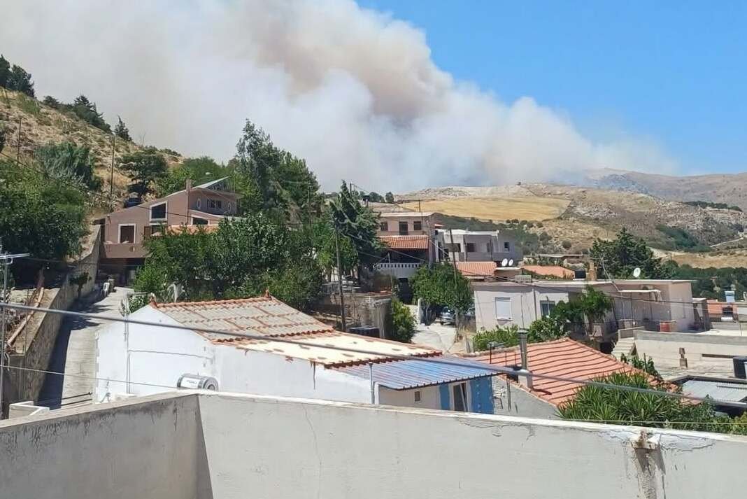 Φωτιά στο Μελιδοχώρι-Ήχησε το 112.