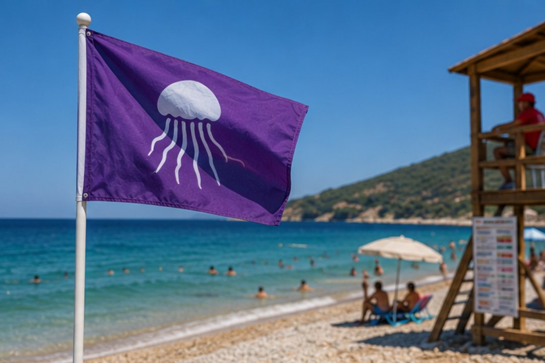 Η μωβ σημαία δεν αφορά τα κύματα