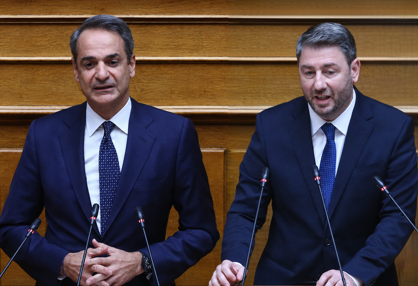Βουλή: Ολόκληρος ο διάλογος Μητσοτάκη – Ανδρουλάκη για τη 13η σύνταξη και τα «μπακάλικα»