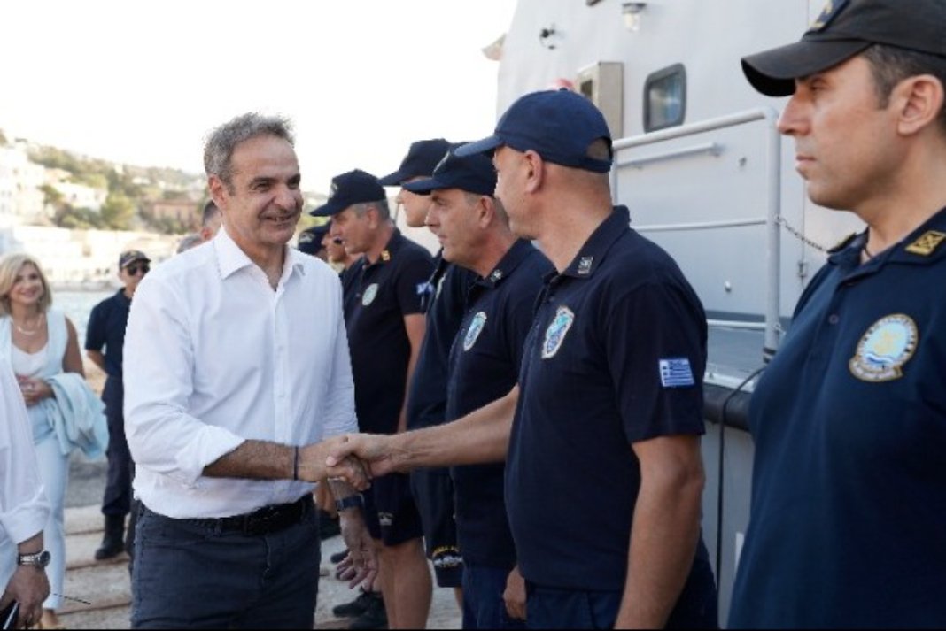 Κυρ. Μητσοτάκης από το Αγαθονήσι: «Οι νησιώτες μας αισθάνονται ασφαλείς»