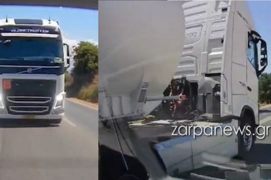 Χανιά: Οδηγός βυτιοφόρου προκαλεί... πανικό.