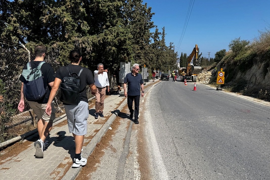 Με εντατικούς ρυθμούς προχωράνε τα έργα οδικής ασφάλειας στο ΙΤΕ