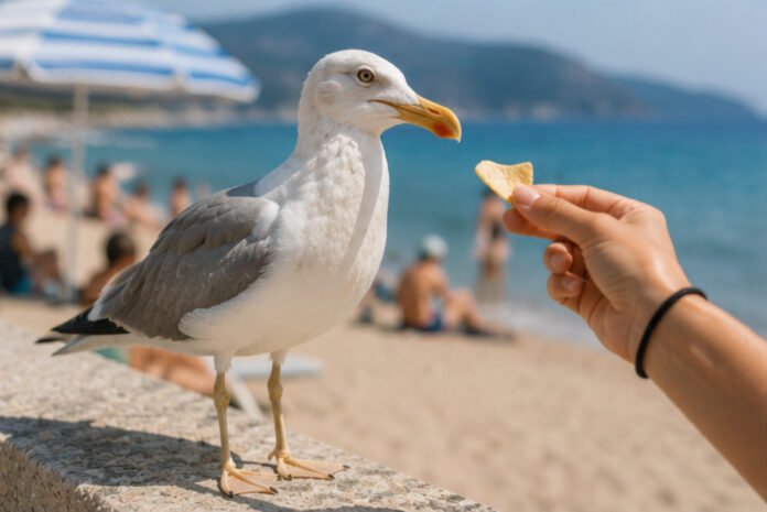 Μην ταΐζεις τους γλάρους στην παραλία