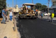 Ολοκληρώθηκαν οι ασφαλτοστρώσεις στην οδό Τζωρτζακάκη, συνεχίζονται στην οδό Παπαπέτρου Γαβαλά