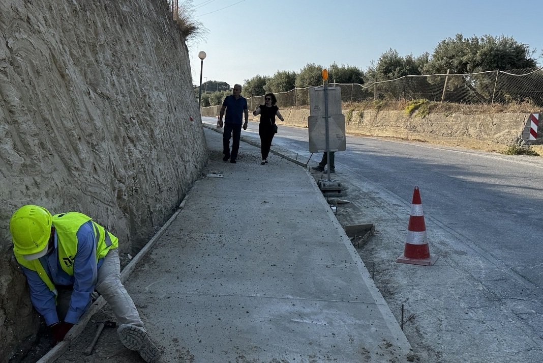 sta erga odikis asfaleias