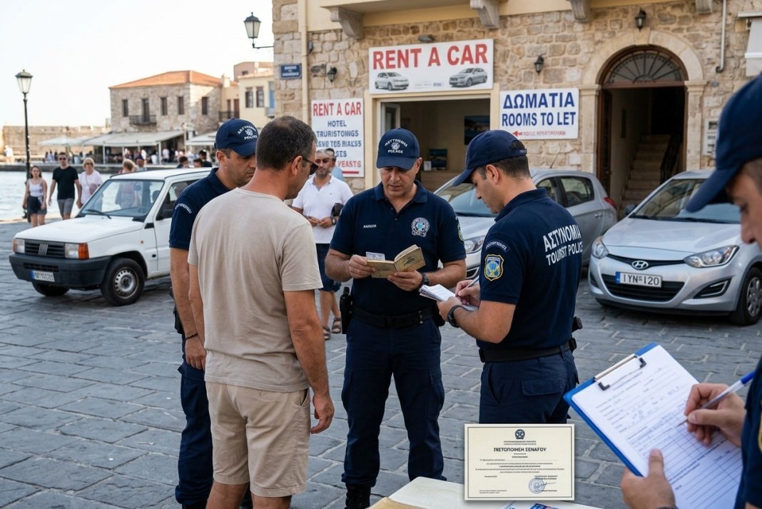 Χανιά: Έλεγχοι της Τουριστικής Αστυνομίας για ξεναγούς, ενοικιαζόμενα και ξενοδοχεία