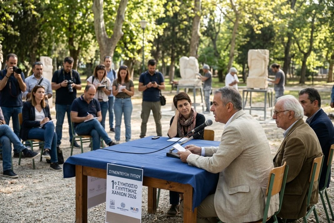 Συνέντευξη Τύπου για το 1ο Συμπόσιο Γλυπτικής Χανίων