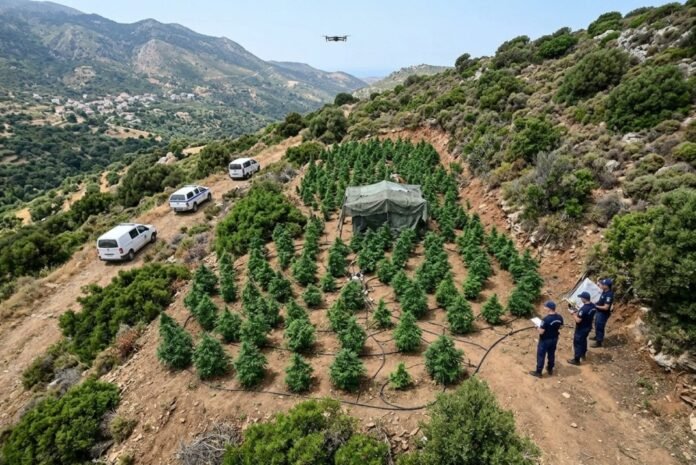 Εντοπίστηκε φυτεία κάνναβης στον Αποκόρωνα με περίπου 770 δενδρύλλια
