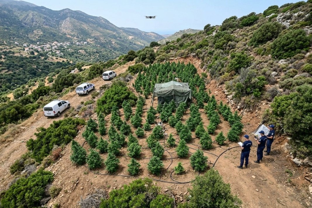 Εντοπίστηκε φυτεία κάνναβης στον Αποκόρωνα με περίπου 770 δενδρύλλια