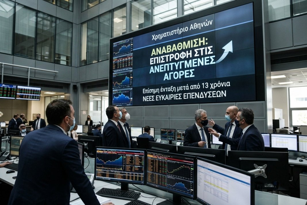 Πιερρακάκης: Η επιστροφή του Χρηματιστηρίου στις ανεπτυγμένες αγορές ανοίγει τον δρόμο για νέες επενδύσεις