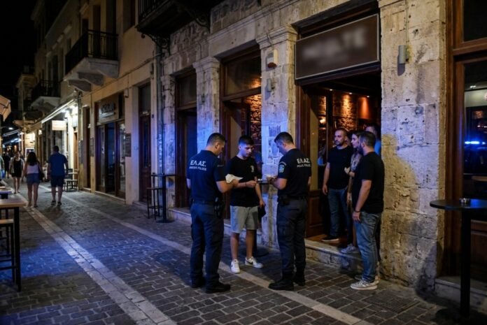 Έλεγχοι σε νυχτερινά καταστήματα των Χανίων για την κατανάλωση αλκοόλ από ανηλίκους