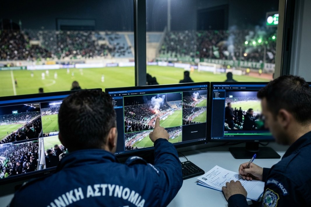 Συνελήφθη 27χρονος στο Ηράκλειο για άναμμα δύο καπνογόνων στο Παγκρήτιο