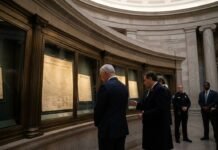Τραμπ και Σι ολοκληρώνουν την επίσκεψη στις ΗΠΑ με στάση στα Εθνικά Αρχεία