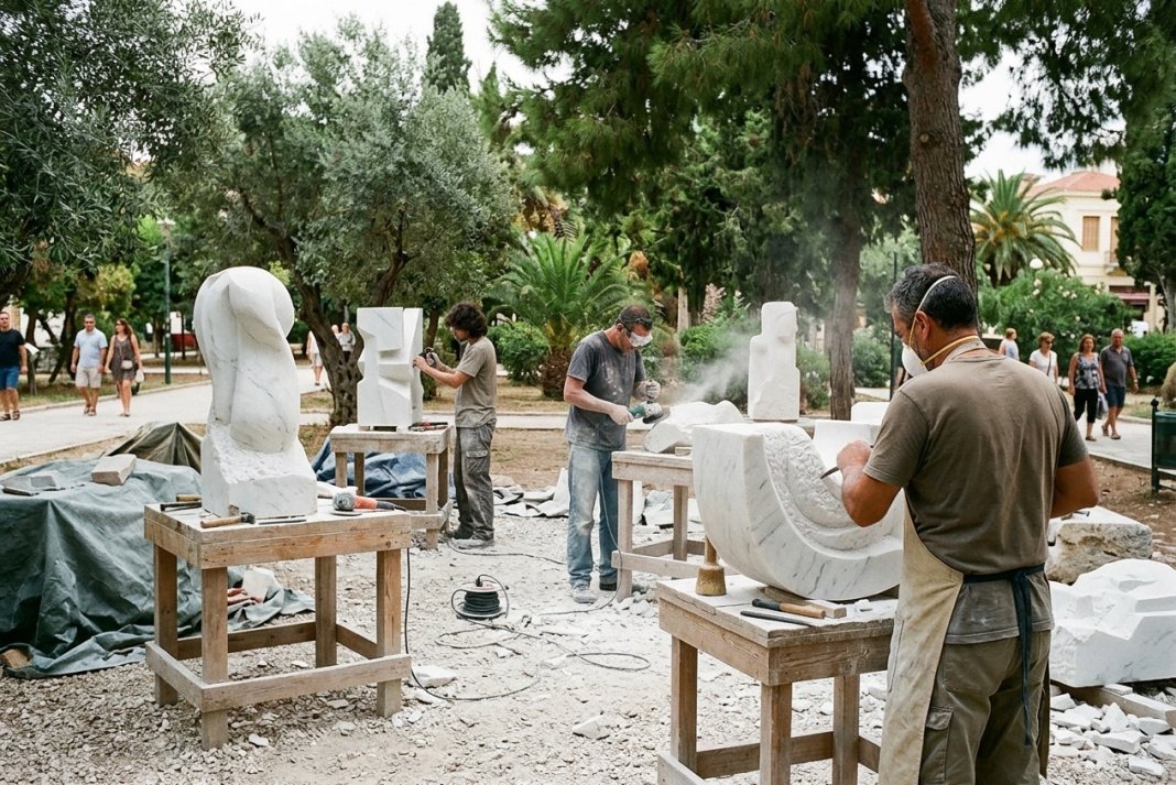 Στα Χανιά το 1ο Συμπόσιο Γλυπτικής με μόνιμο αποτύπωμα στην πόλη