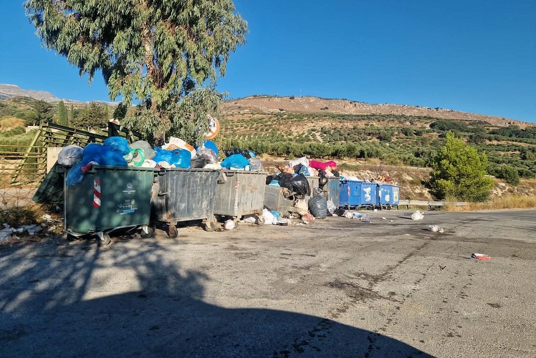 Οι εικόνες είναι από την περιοχή της Αυγενικής είναι απογοητευτικές