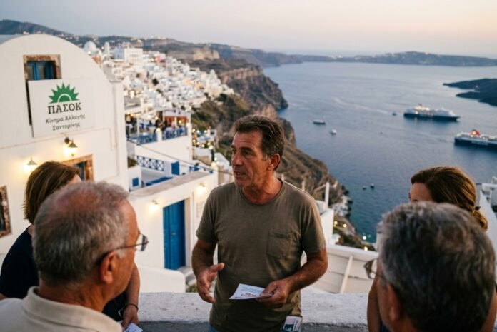 Ανδρουλάκης από τη Σαντορίνη: «Όλοι μαζί» για πολιτική αλλαγή και νησιωτικές παρεμβάσεις