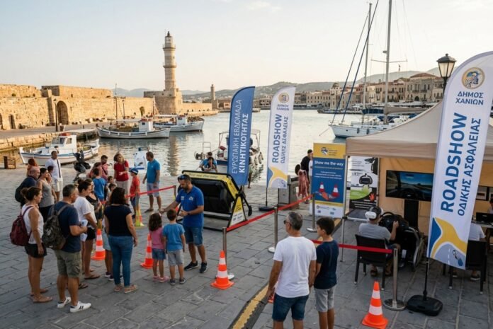 Roadshow οδικής ασφάλειας στα Χανιά για την Ευρωπαϊκή Εβδομάδα Κινητικότητας