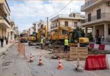 Νέα Χώρα Χανίων: Περίπου δέκα ημέρες θα διαρκέσει η διάνοιξη της οδού Καντάνου