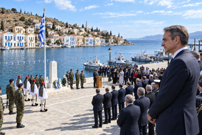 Στο Καστελόριζο ο Κυριάκος Μητσοτάκης για την 83η επέτειο απελευθέρωσης