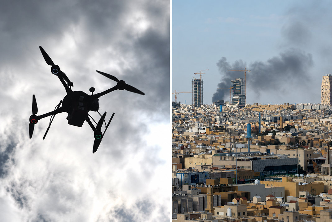 xouthi epithesi me drones
