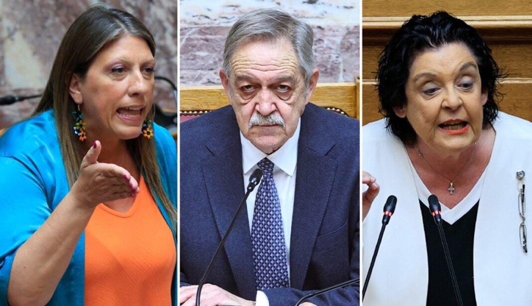 Χάος στη Βουλή στην ψηφοφορία για Ακρίτα: «Είστε τραμπούκος» είπε η Ζωή στον Κουκουλόπουλο, «άντε από εκεί» φώναζε η Κανέλλη
