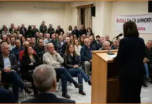 Ομιλία της Μαρίας Καρυστιανού την Κυριακή στα Χανιά
