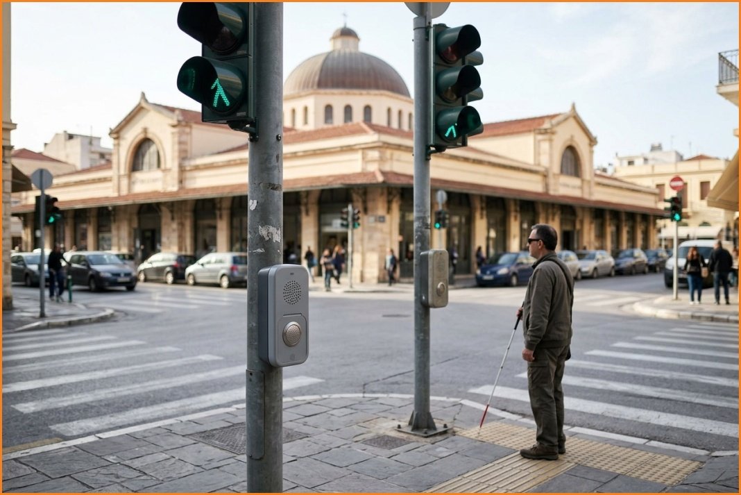 Χανιά: Ασυνεπής ηχητική λειτουργία στα φανάρια της πλατείας Αγοράς