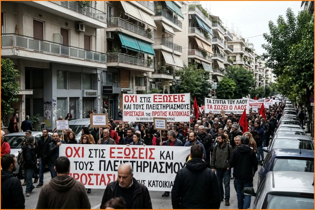 Κουτσούμπας ζητά θεσμική προστασία της πρώτης κατοικίας και διακοπή εξώσεων