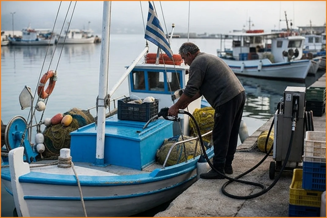 Αυξημένη επιδότηση καυσίμων για τους επαγγελματίες αλιείς