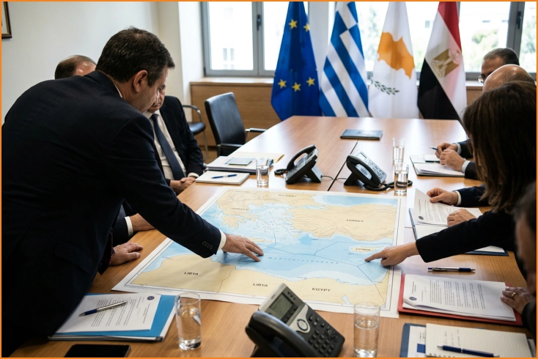 ΕΕ: Άκυρο το τουρκολιβυκό μνημόνιο, επαφές Γεραπετρίτη με Κύπρο και Αίγυπτο