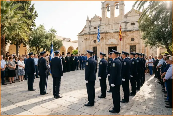 Εορτασμός της Ημέρας της Ελληνικής Αστυνομίας σε όλη την Κρήτη στις 20 Οκτωβρίου