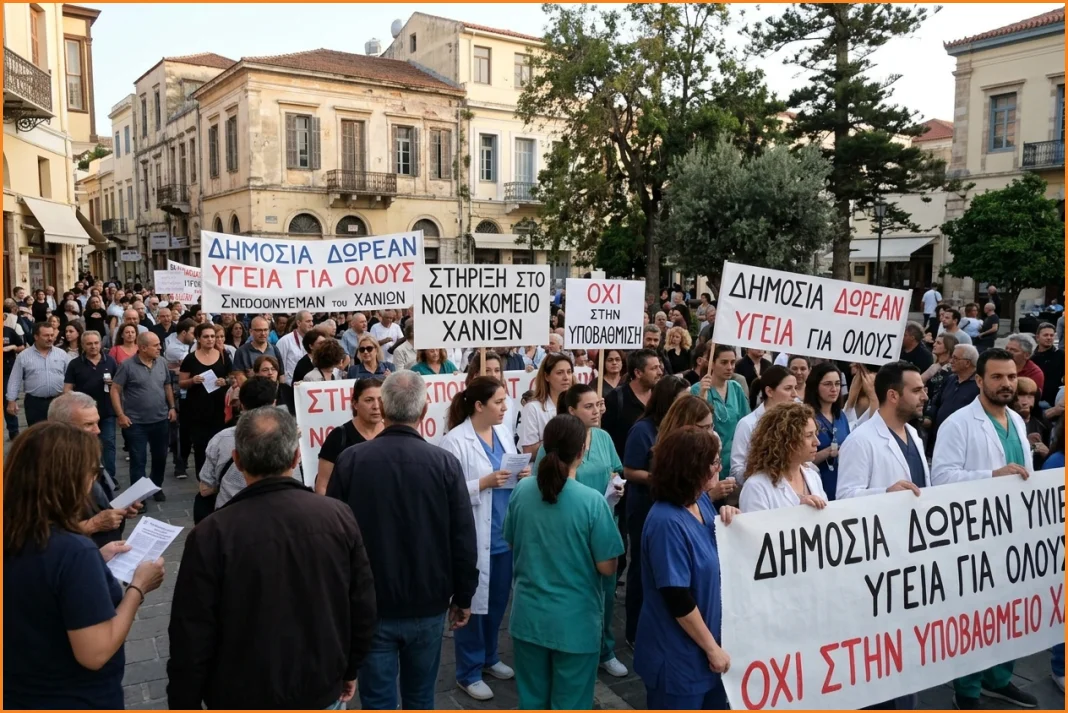 Ομόφωνη στήριξη του Δήμου Χανίων στις διεκδικήσεις για το νοσοκομείο